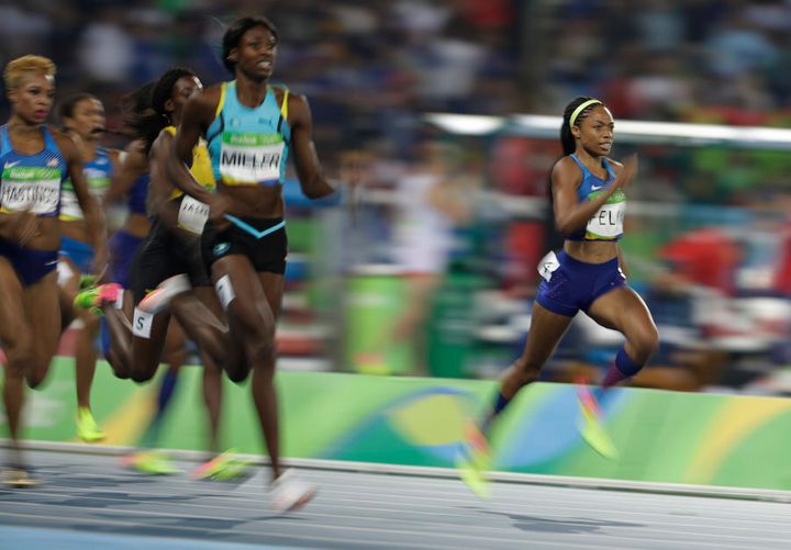 Shaunae Miller goes toe-to-toe with Allyson Felix.