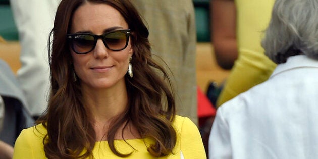 Britain Tennis - Wimbledon - All England Lawn Tennis & Croquet Club, Wimbledon, England - 7/7/16 Britain's Kate, Duchess of Cambridge in the royal box on centre court after USA's Serena Williams won her match against Russia's Elena Vesnina REUTERS/Toby Melville