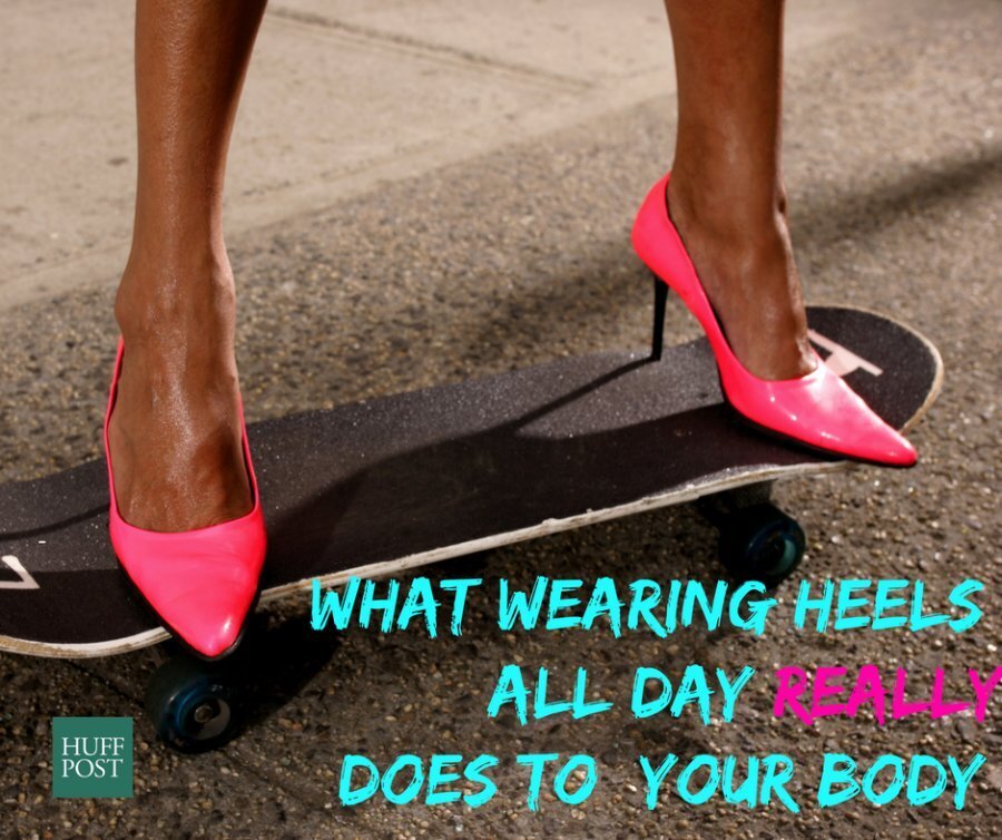 Wearing Heels All Day Does To Your Body 