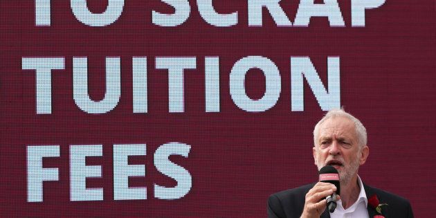 RETRANSMITTED CORRECTING DATE Labour leader Jeremy Corbyn speaking at an event at the Parade in Watford while on the General Election campaign trail.