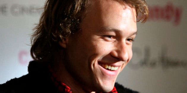 ** FILE ** In this Nov. 6, 2006 file photo, actor Heath Ledger arrives for the premiere of his new film