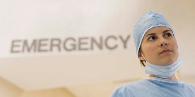 Surgeon by emergency sign