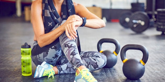 It takes a little longer than one workout.