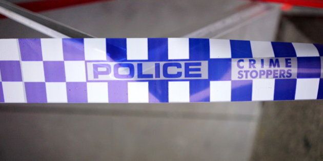 Victorian Police barrier/crime scene tapeMelbourne, Australia