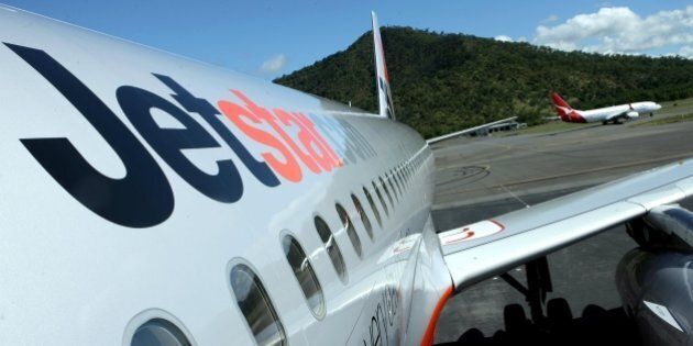 (AUSTRALIA & NEW ZEALAND OUT) A Jetstar jet stands on the tarmac, 12 July 2007. AFR Picture by JIM RICE (Photo by Fairfax Media via Getty Images)