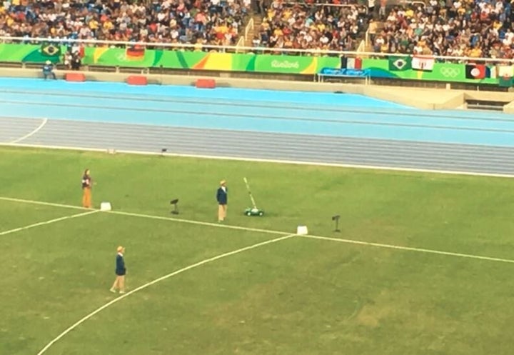 Just another weird day at the Olympics.