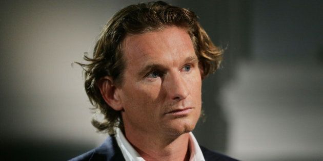 SYDNEY, AUSTRALIA - JANUARY 17: Former Essendon coach James Hird speaks for the first time about the Essendon doping scandal at The Ethics Centre on January 17, 2016 in Sydney, Australia. The Court of Arbitration for Sport this week upheld an appeal from the World Anti-Doping Agency against the AFL tribunal's decision to clear 34 past and present Essendon players of taking the banned substance thymosin-beta 4 while Hird was coach. The decision means those players have now been banned from the sport for 12 months. (Photo by Mark Metcalfe/Getty Images)
