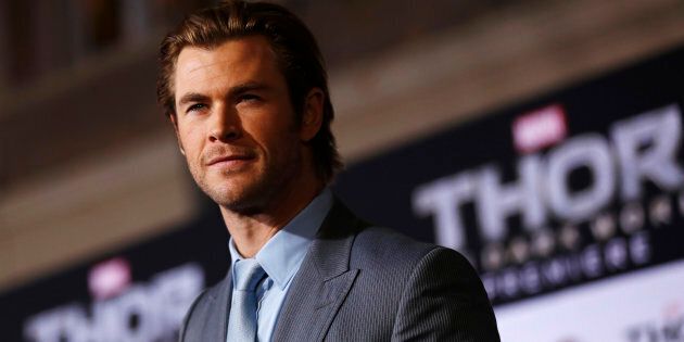 Chris Hemsworth is on the streets of Brissy today.