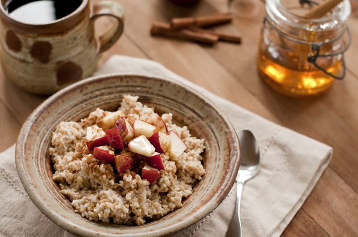 Apple and cinnamon is another winner for porridge toppings.