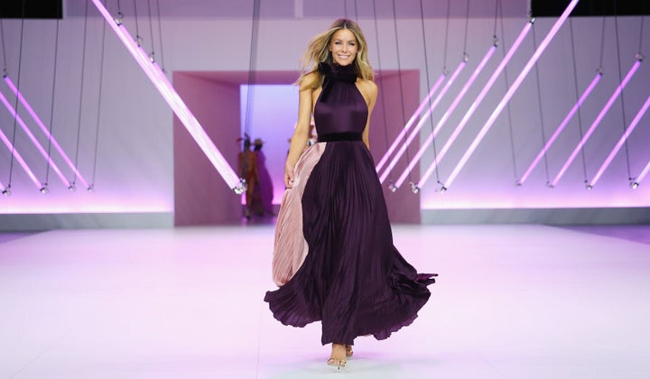 Jennifer Hawkins wears Roksanda during the Myer Spring 16 Launch.