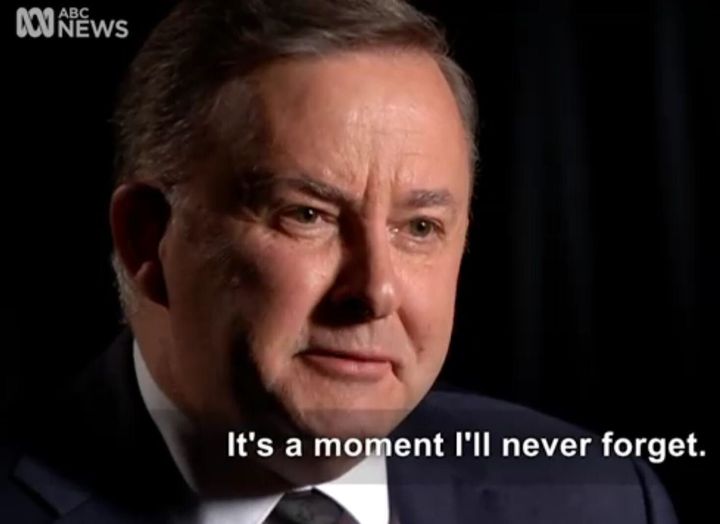 Anthony Albanese opens up to Leigh Sales on ABC's 7:30 on Monday night about discovering the father he had never met.