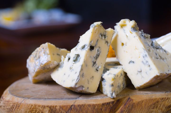 Cheese lovers, relax. If the food is meant to be mouldy, it's a-ok to eat.