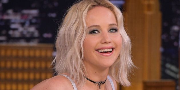 NEW YORK, NY - MAY 23: Jennifer Lawrence Visits 'The Tonight Show Starring Jimmy Fallon' on May 23, 2016 in New York City. (Photo by Theo Wargo/Getty Images)