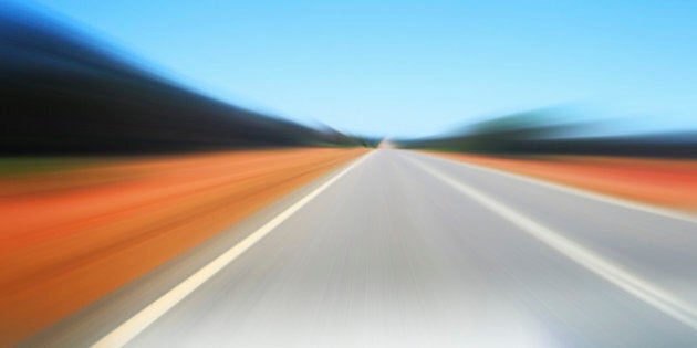 Defocused road