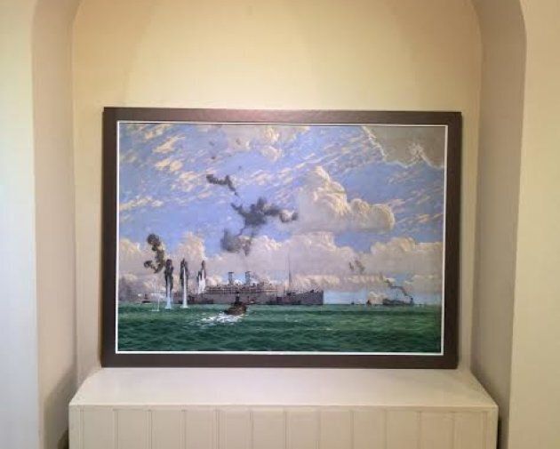 The Evacuation of St. Nazaire at the Rountree Tryon gallery in London.