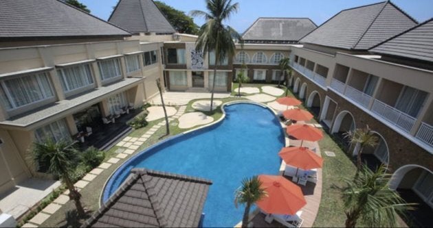 The luxury resort in East Timor where the two jail escapees were caught.