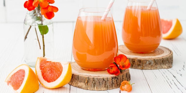 Oh hey there, homemade grapefruit cocktails.