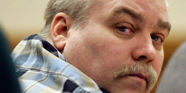 FILE - In this March 13, 2007 file photo, Steven Avery listens to testimony in the courtroom at the Calumet County Courthouse in Chilton, Wis. Authorities say a caller who phoned in a bomb threat Wednesday, Feb. 3, 2016, to the Manitowoc County Sheriff's Office made an apparent reference to