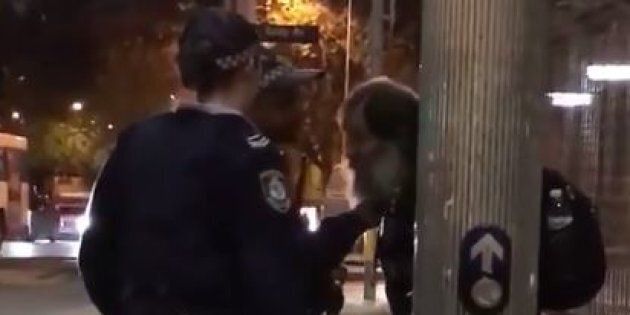 Sydney police have allegedly harassed a homeless man in the CBD.