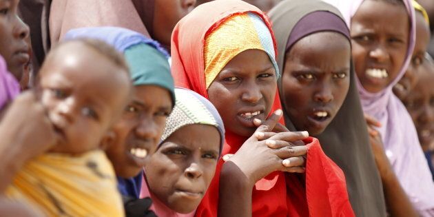 Somali refugees in Dadaab.