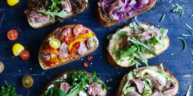 Bye, soups and stews. Hello, open-faced sandwiches.