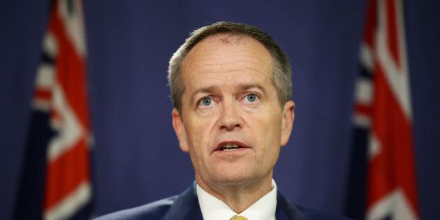 SYDNEY, AUSTRALIA - MARCH 21: The Leader of the Australian Labor Party Bill Shorten addresses the media on March 21, 2016 in Sydney, Australia. Prime Minister Malcolm Turnbull earlier announced his decision to recall parliament early to vote on industrial relation legislation. The Prime Minister said he would call a double dissolution election, to be held on July 2, if the legislation if the bills are not passed. (Photo by Matt King/Getty Images)