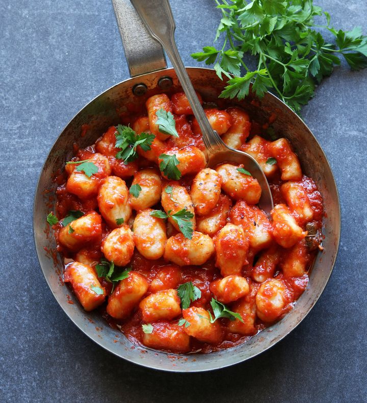 Homemade gnocchi with pomodoro sauce, yes please.