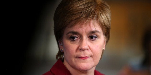 First Minister Nicola Sturgeon conducts a TV interview at the Emirates Arena in Glasgow after the 2017 General Election. PRESS ASSOCIATION Photo. Picture date: Friday June 9, 2017. Photo credit should read: Andrew Milligan/PA WirePicture date: Friday June 9, 2017. See PA story ELECTION Main. Photo credit should read: Andrew Milligan/PA Wire