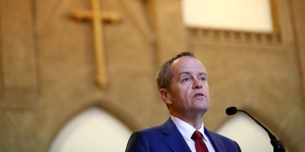 Opposition Leader Bill Shorten during the Ecumenical Service to mark the opening of the 45th Parliament