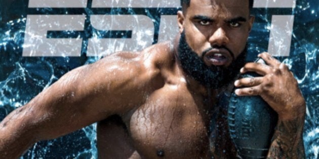 Cowboys running back Zeke Elliott graces the cover of the 2017 ESPN Body Issue. 