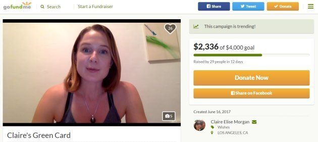 She's getting close to that $4000 goal.