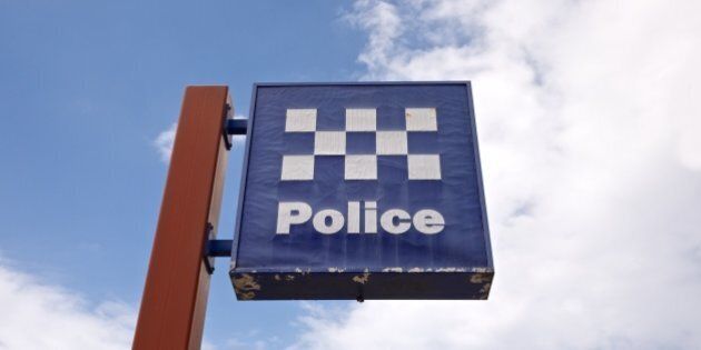 Police sign Sydney Australia