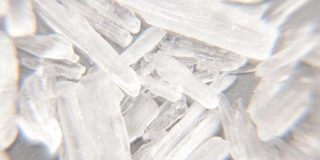 Methamphetamine also known as crystal meth