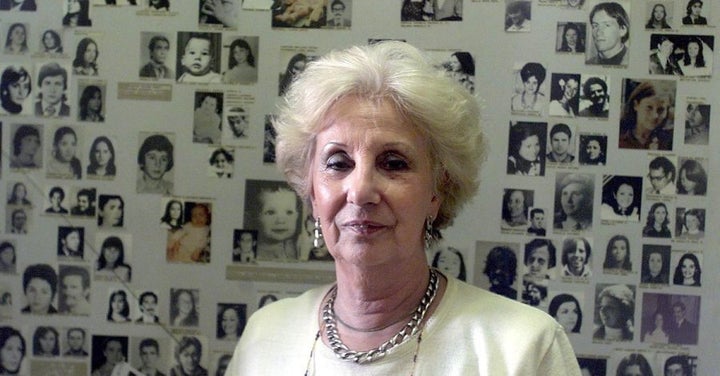 Estela de Carlotto, the president of the Grandmothers of the Plaza de Mayo.