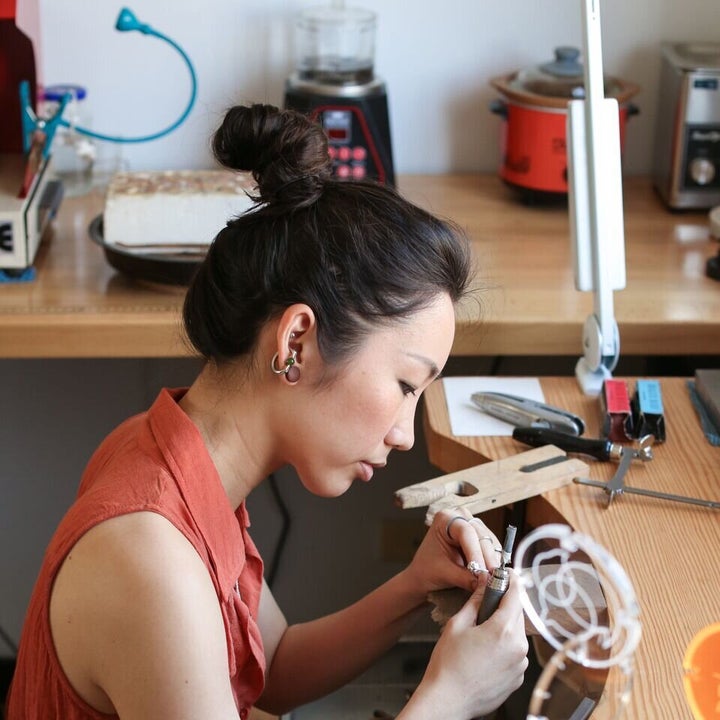 Jewellery designer and maker Fairina Cheng.