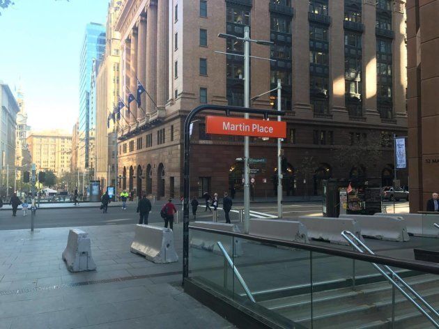 The City of Sydney followed Melbourne's lead, installing temporary anti-terror barricades last Friday afternoon.