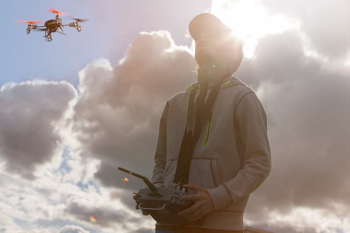 If you want to train as a drone pilot, it costs less than $3000 and a five day course.