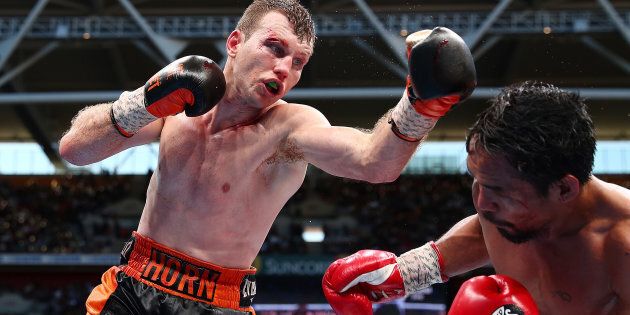 Aussie Jeff Horn has defeated Manny Pacquiao in Brisbane.