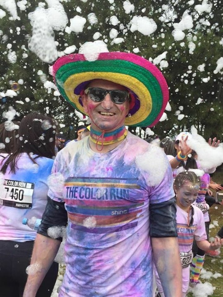 Kevin Fletcher at The Colour Run 2015.