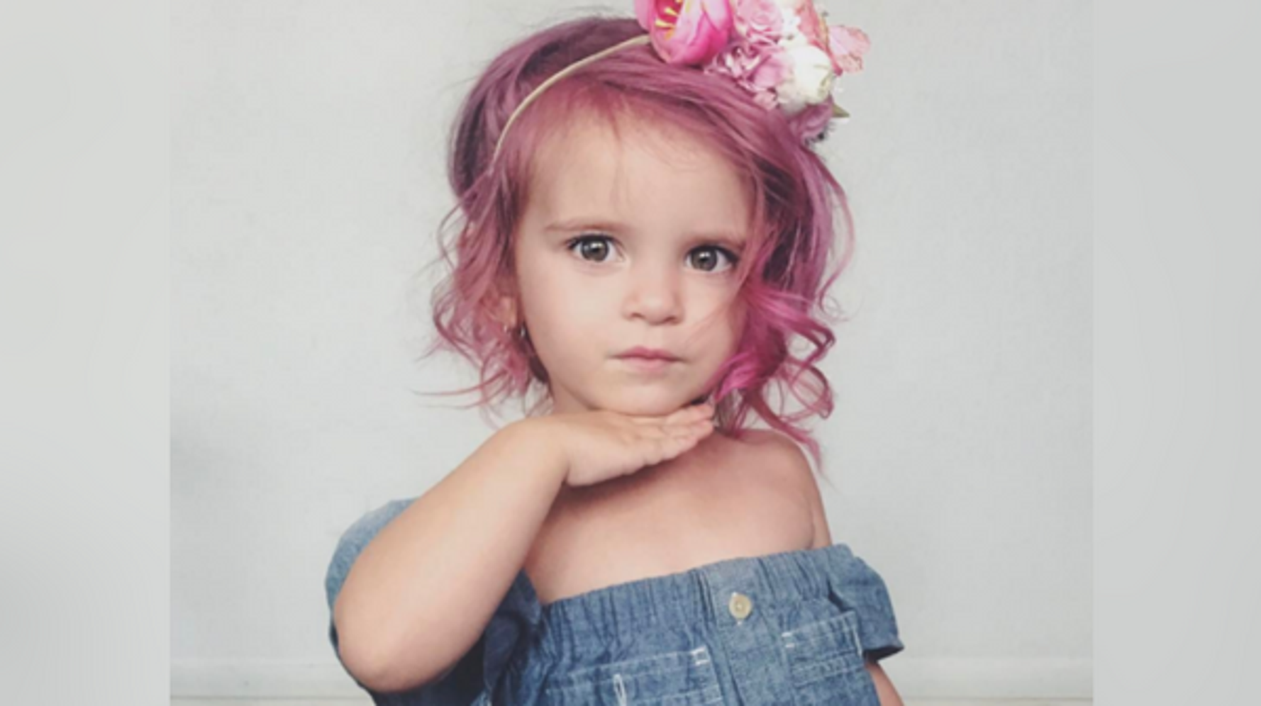 Social Media Star Charity Grace Dyes Her Daughter's Hair Pink ...