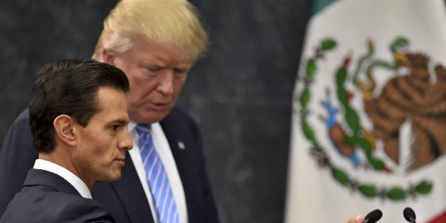 Mexican President Enrique Peña Nieto and Republican U.S. presidential nominee Donald Trump met on Wednesday.