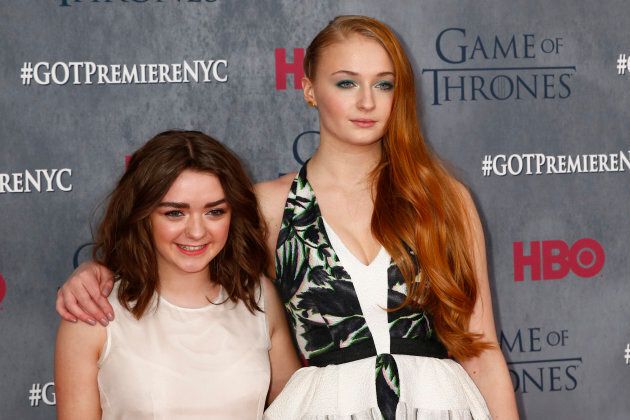 Sophie Turner was 15 when Game of Thrones first premiered.