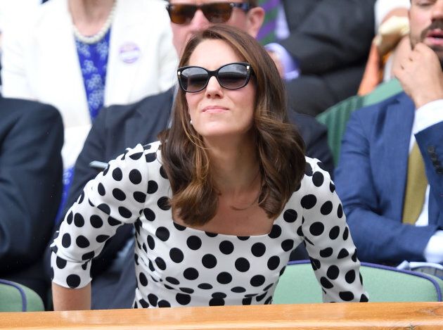 Kate Middleton and the rest of England were dotty with excitement as Andy Murray plays his way into the second round.