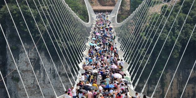 This bridge is terrifying, but everyone wants to visit it.