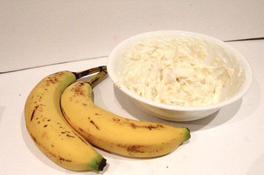 Banana, Plain Greek Yogurt And Honey Mask