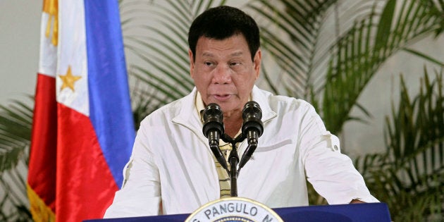 Philippines' President Rodrigo Duterte.