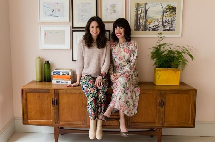 Phanella Mayall Fine and Alice Olins, authors of the book 'Step Up'.