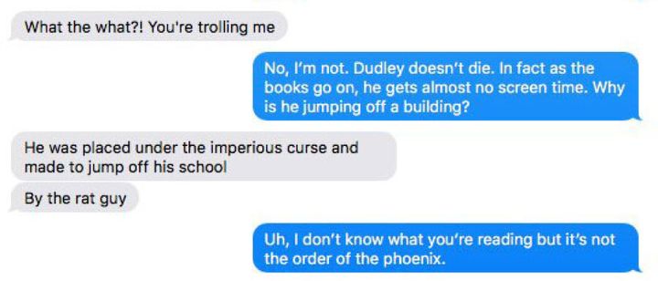 "By the rat guy", a Harry Potter reader comes to the harsh realisation that he's been reading fanfic.