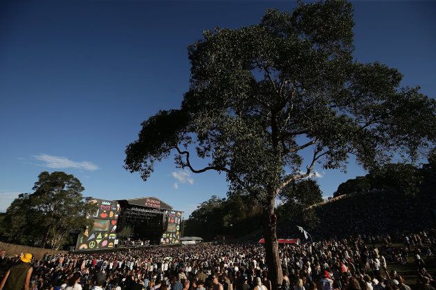The Amphitheatre stage during Splendour in the Grass 2016