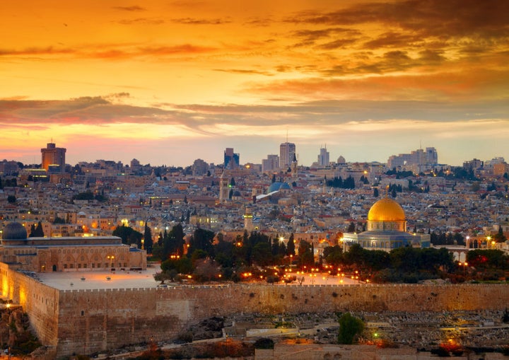 View to Jerusalem old city.